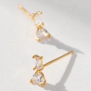 NWT Anthropologie Festive Icon Stud Earrings